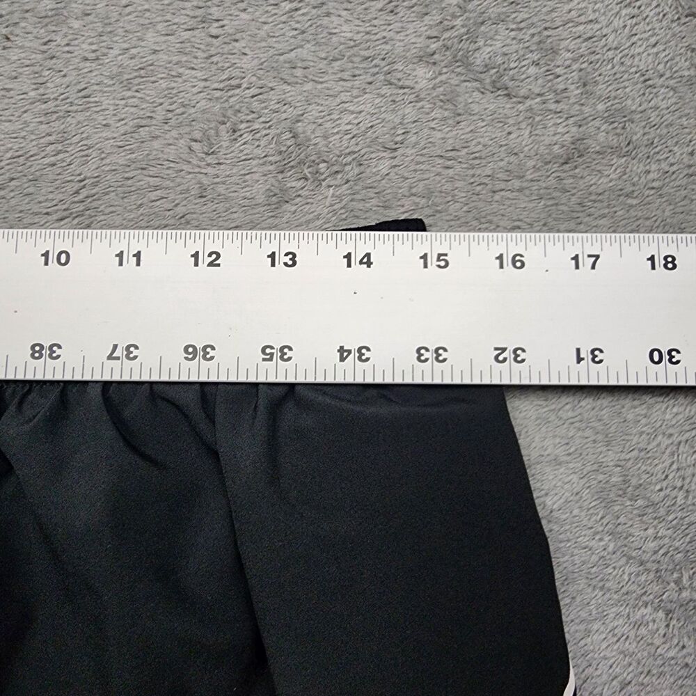 Nike Womens L Running Shorts Black Dri Fit 3 Inseam Lined 100% Polyester Gym - Picture 7 of 9